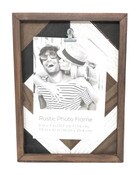 Wholesale - 7.5X10 PIECED WOOD METAL CLIP FRAME, UPC: 044021553664